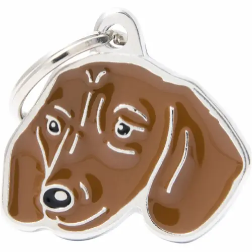 Kampanjpris MyFamily ID-bricka friends, Tax, brun