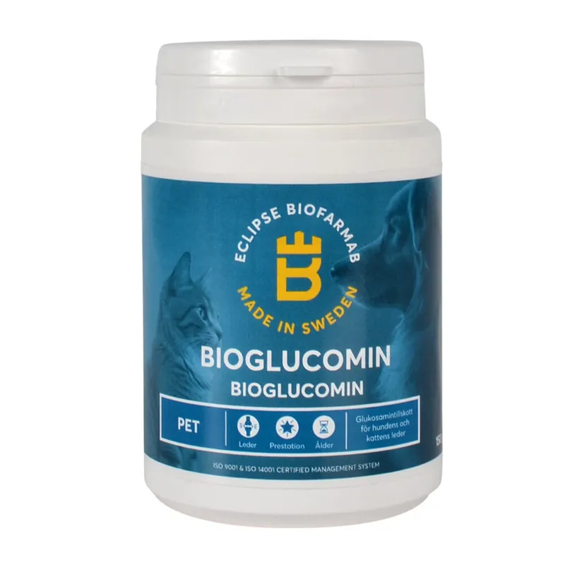 Bioglucomin till Hund och Katt 150g Säker betalning