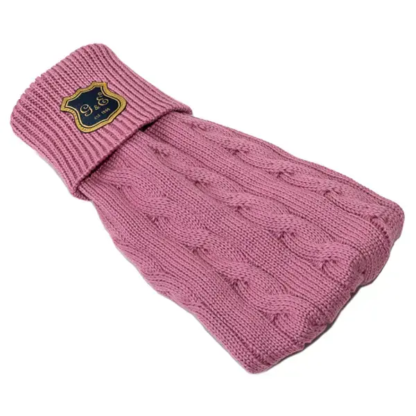 Rabatt G&E Stickad Tröja Gammelrosa
