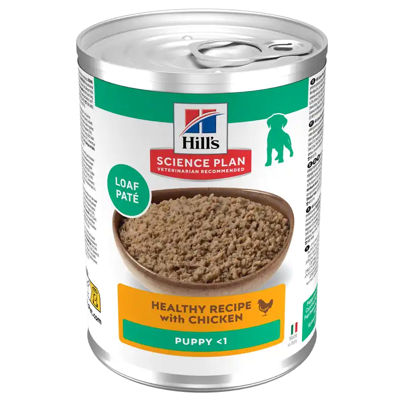 Snabb frakt Hill’s Science Plan Puppy våtfoder Kyckling 370g