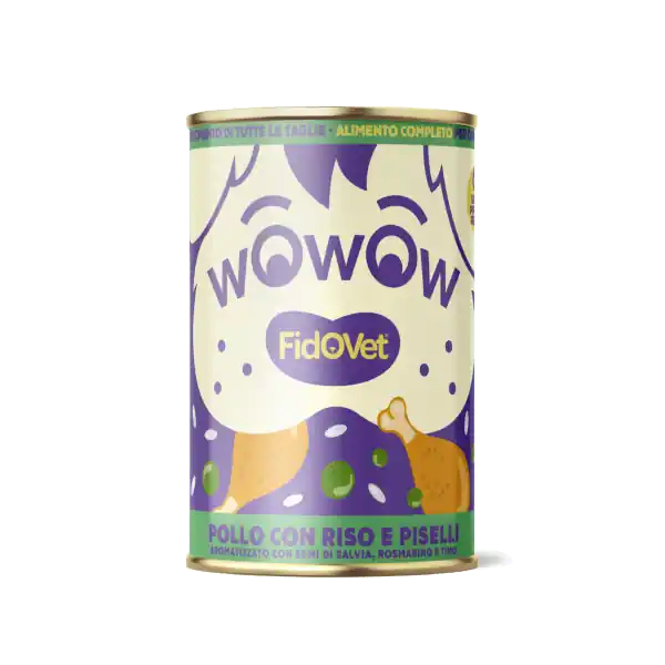Wowow Chicken with Rice and Peas – Puppy – 400 g Expressleverans