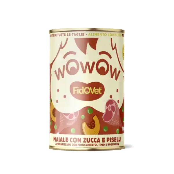 Wowow Pork with Pumpink & Peas – Adult – 400 g Erbjudande
