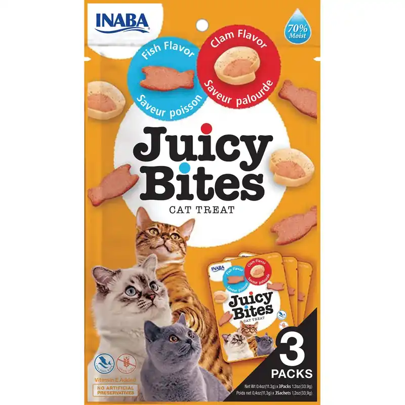 Sista chansen Churu Juicy Bites Fisk & Mussla 3×11.3g